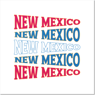 TEXT ART USA NEW MEXICO Posters and Art